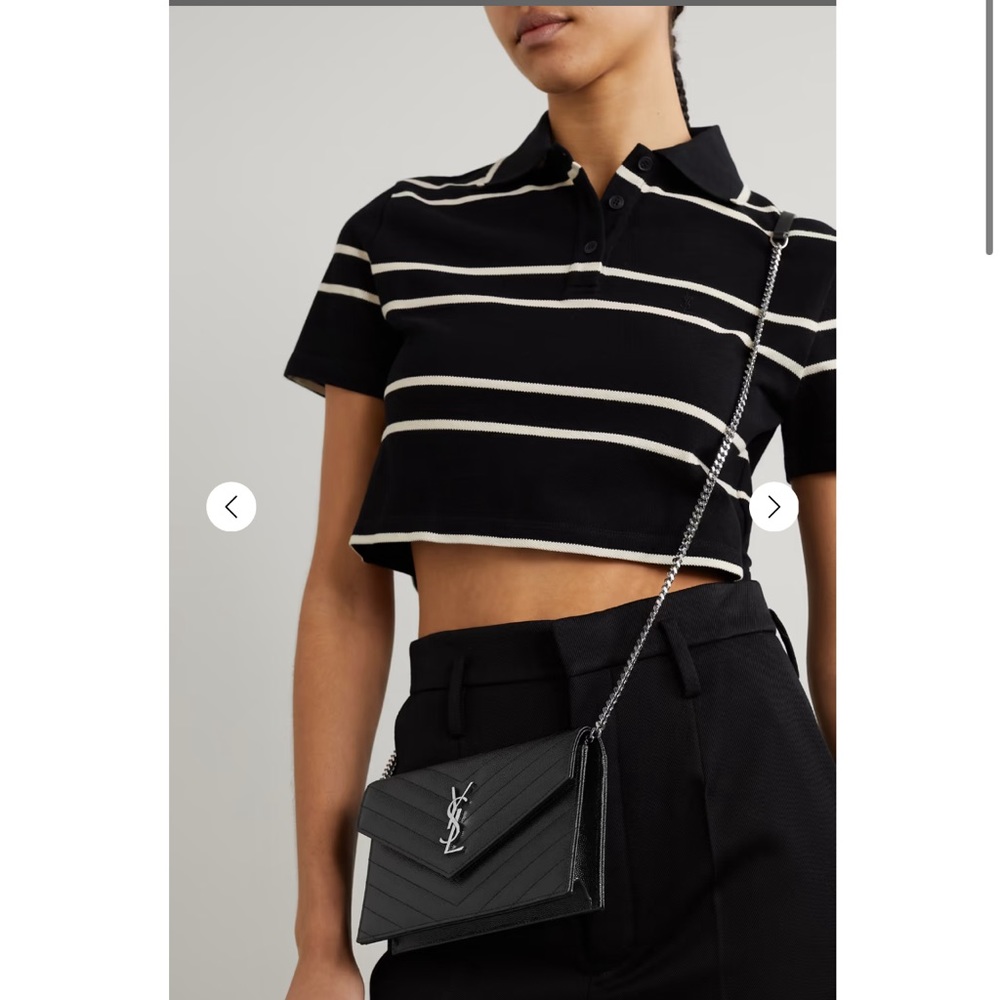 Saint Laurent Cassandre Leather Shoulder Bag - Picture 3 of 15
